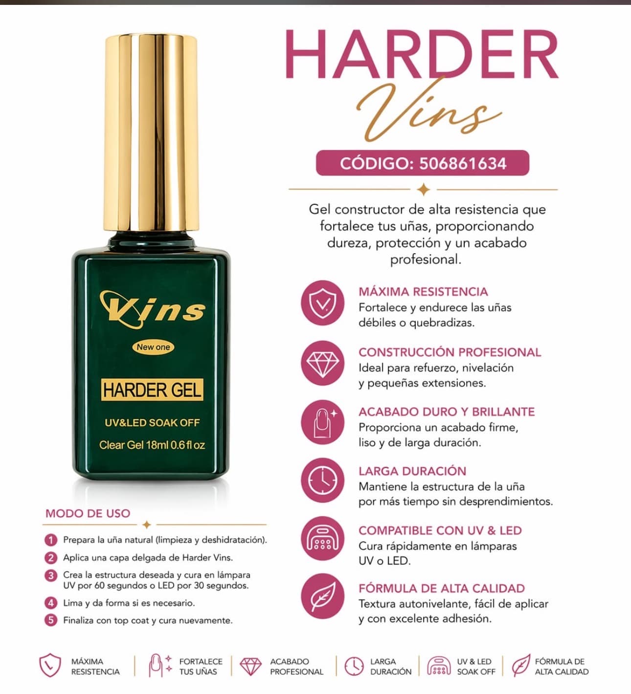 Harder gel 