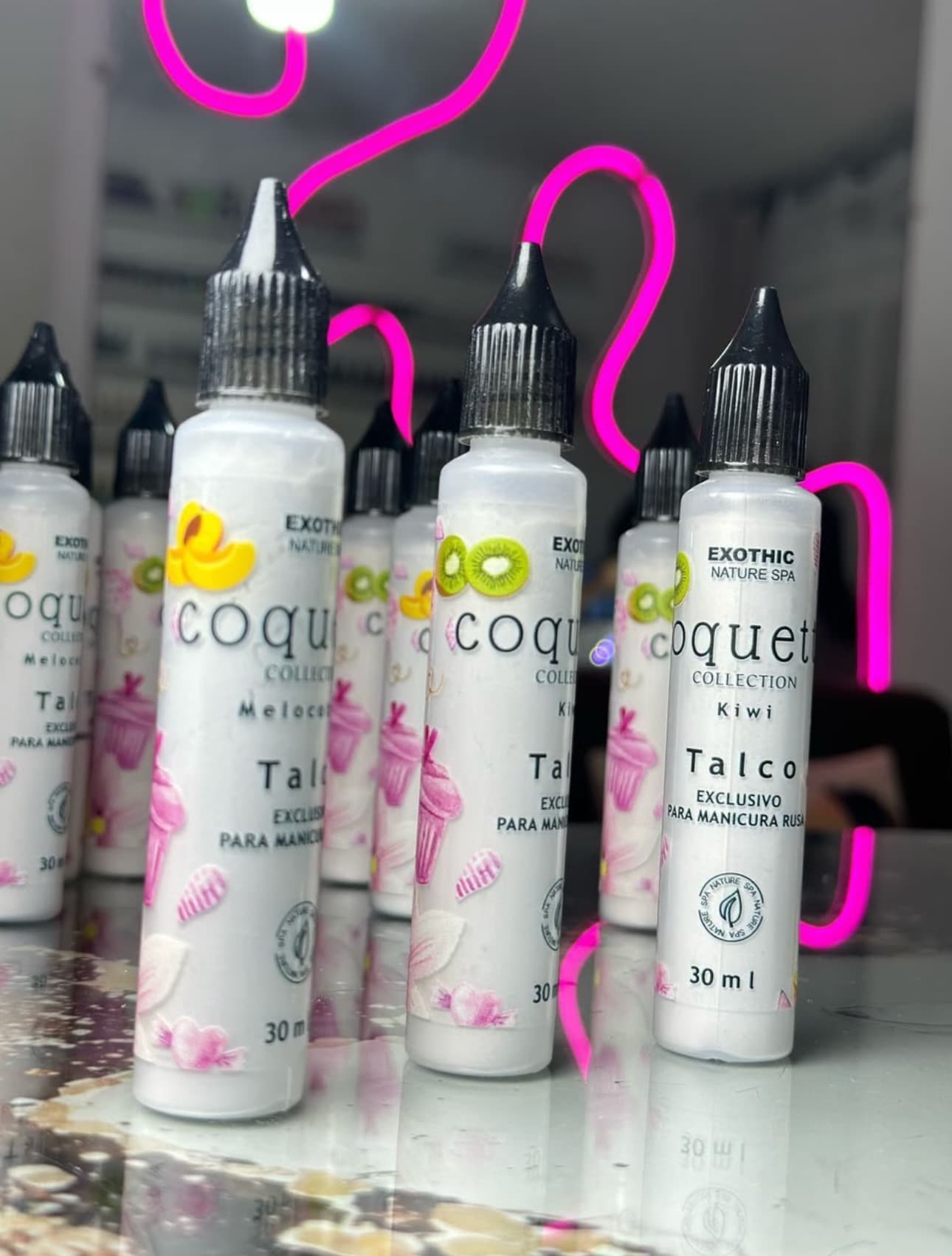 Talco para manicura