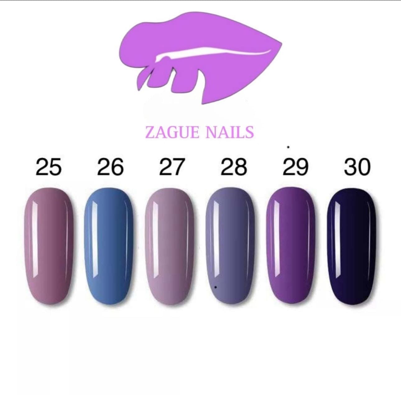 Color del #25 al #30