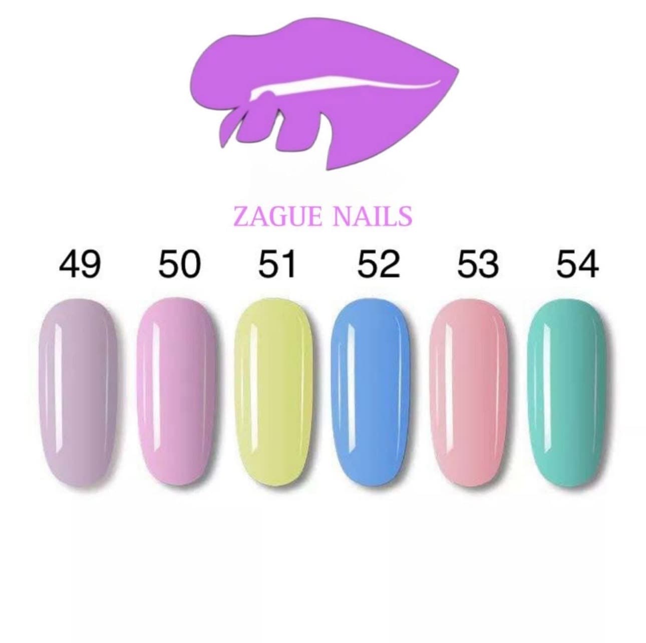 Color del #49 al # 54
